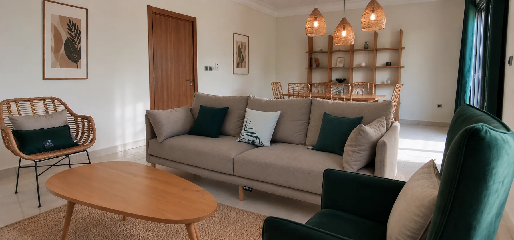 Intérieur aménagé par Ada Deco à Abidjan